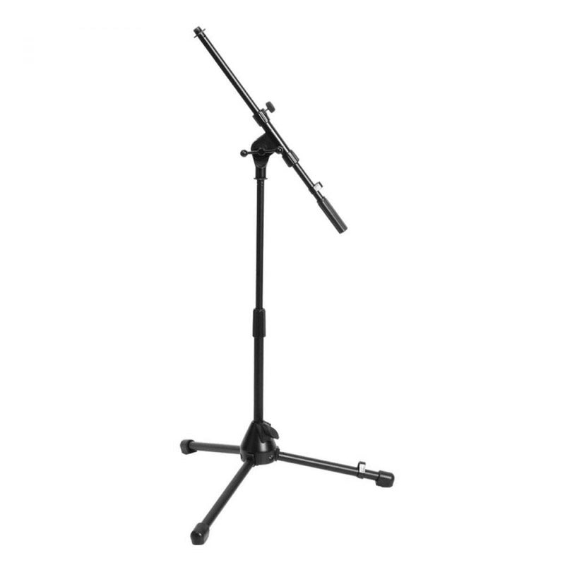 OnStage On-Stage MS7411B Short Drum/Amp Tripod Microphone Stand with Boom, Black - Image 3